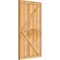 Ekena Millwork Framed Board-n-Batten Shutters w/Z-Bar, Rough Sawn Western Red Cedar, 26 7/8W x 48H, PR RBF06Z26X048RWR - alternate 5